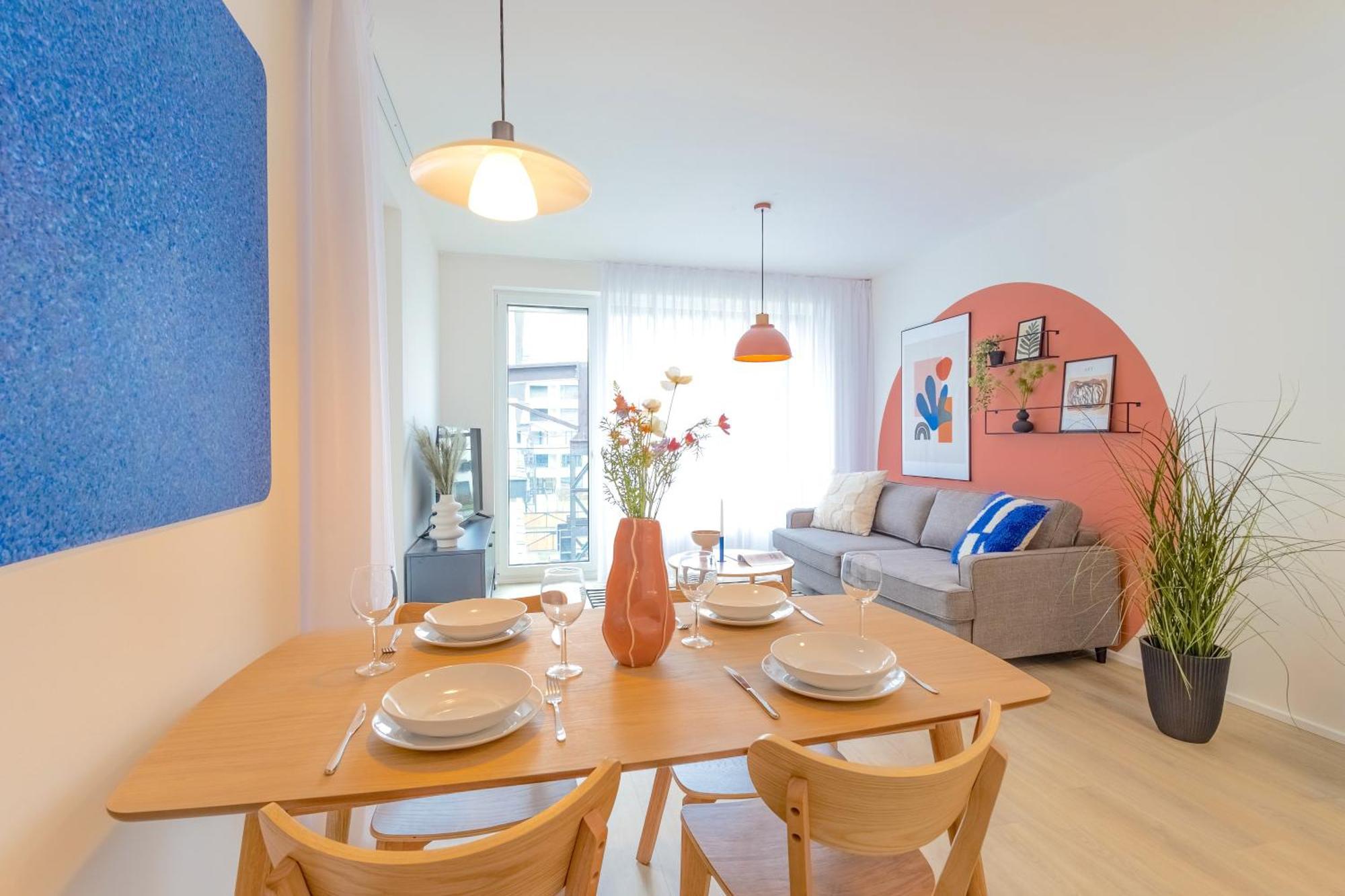 Design Apartment - Balcony, Free Parking, Yoga, 10 Mins To Center, By Gravity Praha Exteriér fotografie
