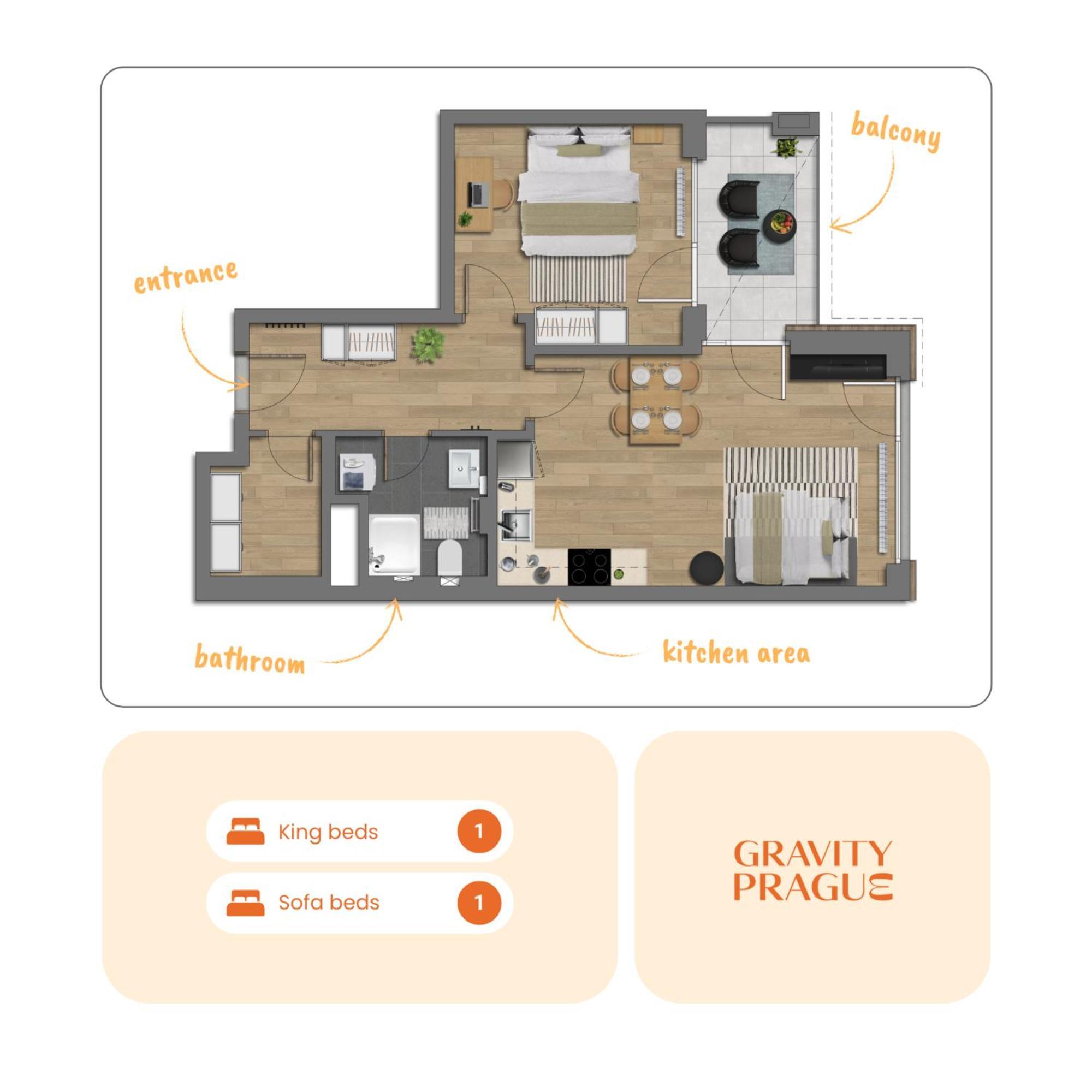Design Apartment - Balcony, Free Parking, Yoga, 10 Mins To Center, By Gravity Praha Exteriér fotografie